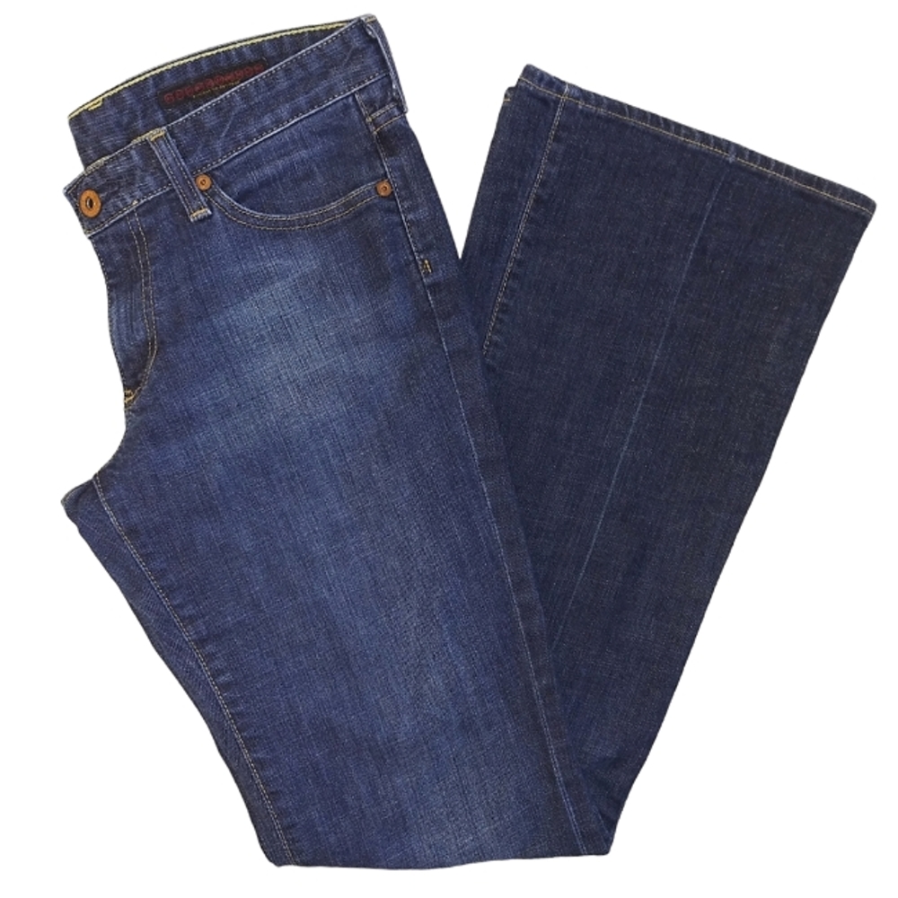 AG Adriano Goldschmied "The Club" dark wash wide leg flare jeans - Picture 3 of 9